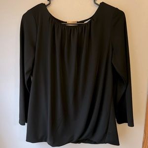 H & M Black Quarter Sleeve Blouse